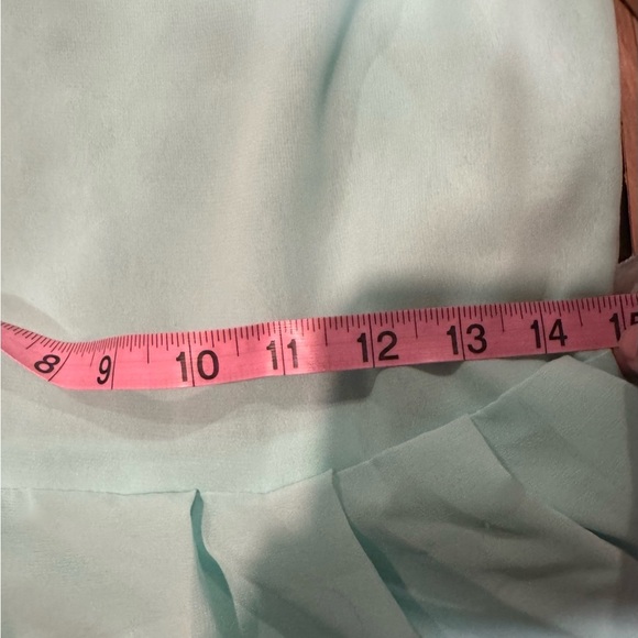 Mint Green Meng Li Dress NWT size S high low - Picture 12 of 13